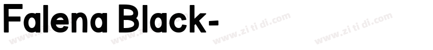 Falena Black字体转换